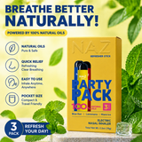 NAZ Stick Electric Nasal Stick - Blue Raz - 3 Pack