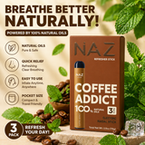 NAZ Stick Electric Nasal Stick - Coffee Addict - 3 Pack (TK)