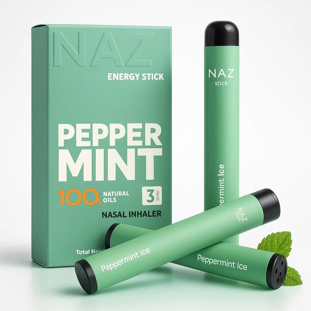 Naz Stick Electric Nasal Inhaler - Peppermint Ice - Nazstick