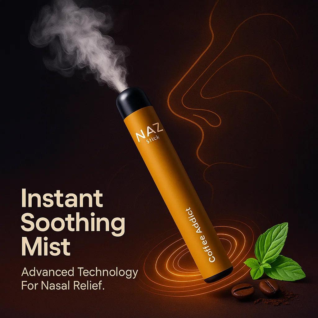 Nazel Inhaler NAZ Stick Electric Nasal Stick - Coffee Addict - 3 Pack – Nazstick