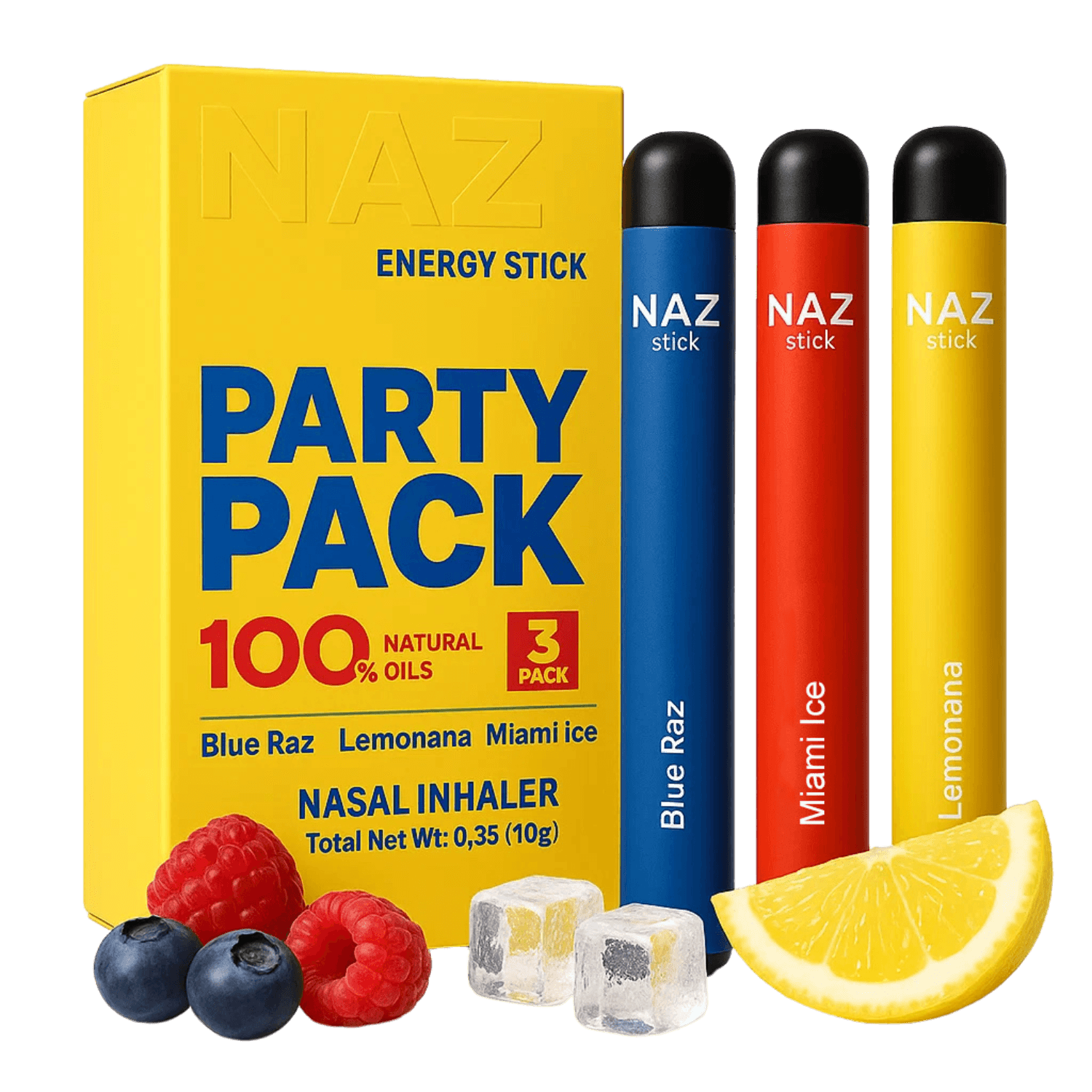 Naz Stick Electric Nasal Inhaler - Party Pack - Nazstick