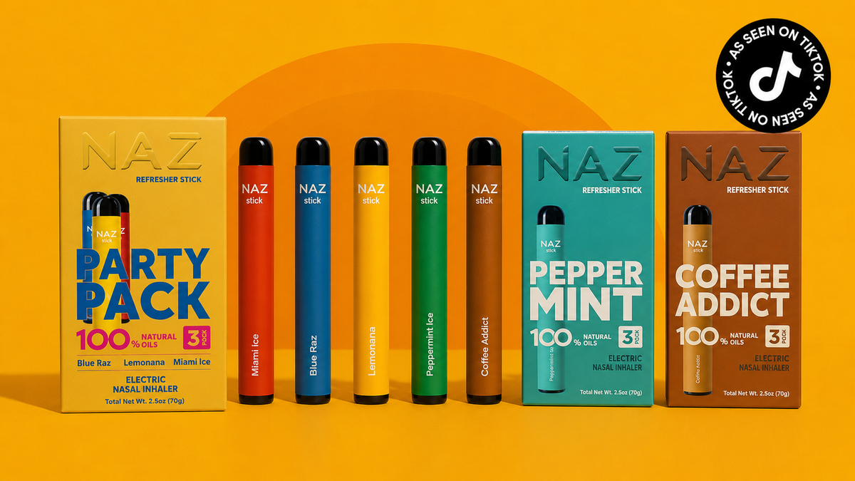 Naz | World's Freshest Electronic Nasal Stick – Nazstick