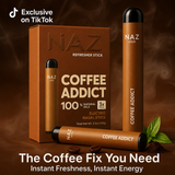 NAZ Stick Electric Nasal Stick - Coffee Addict - 3 Pack (TK)