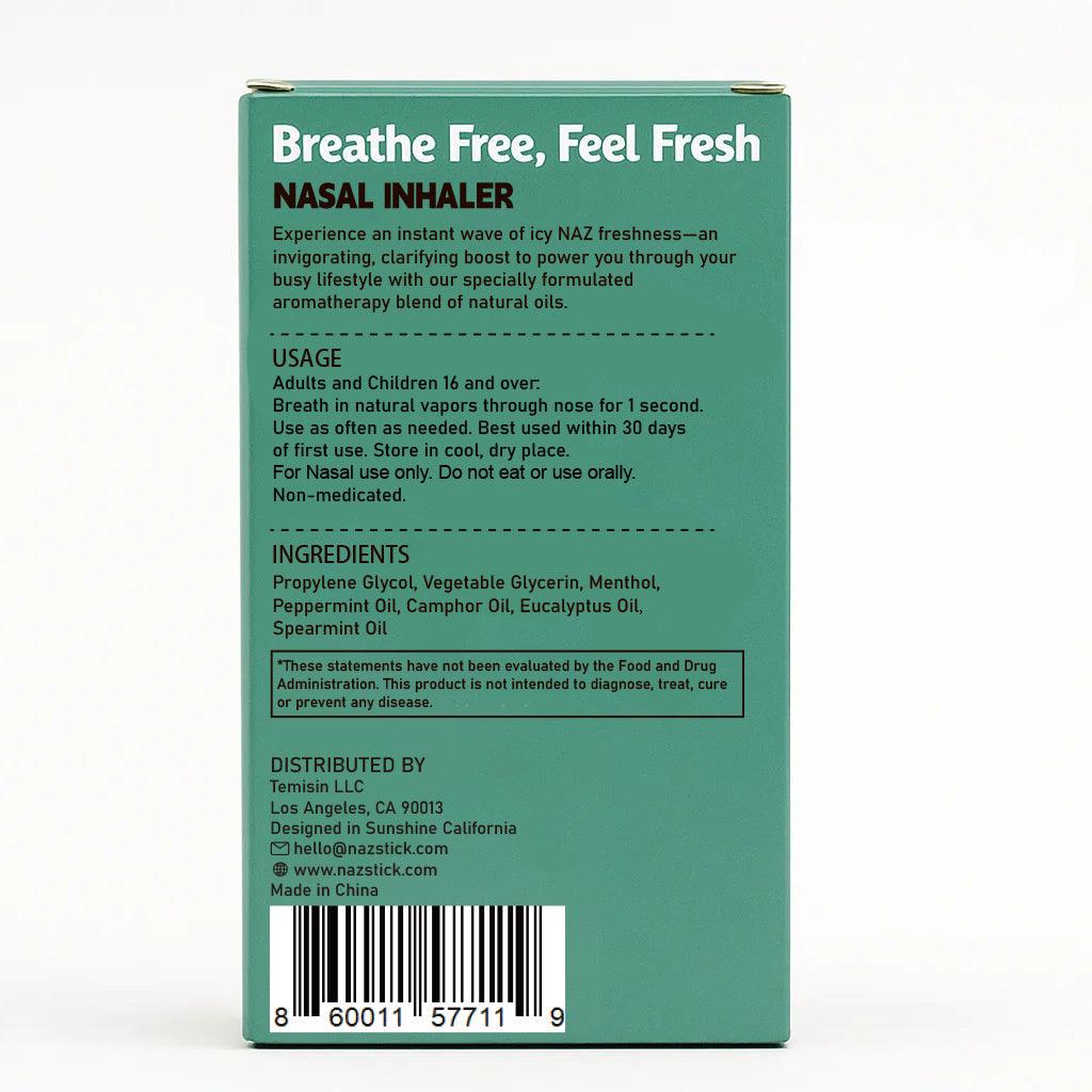 Naz Stick Electric Nasal Inhaler - Peppermint Ice - Nazstick